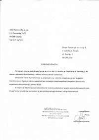 Alfa Business dokumentacja